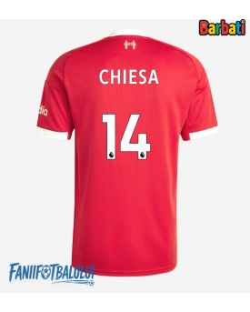 Liverpool Federico Chiesa #14 Tricou Fotbal Replică 2025-26 Barbati Acasa